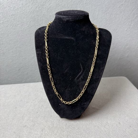 SUGARFIX By BAUBLEBAR Mixed Link Chain Necklace Gold Tone Fashion Jewelry - Picture 1 of 4